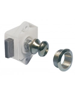 Mini scrocchetto in ottone a pulsante mod. Classico